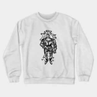 Floral knight armor Crewneck Sweatshirt